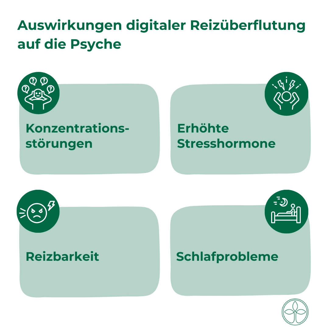 Auswirkungen digitaler Reizüberflutung auf die Psyche